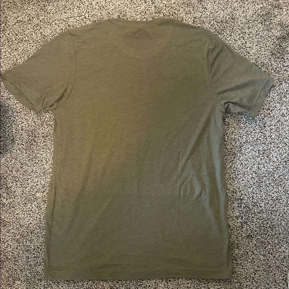 Airplane Mode Olive Green Unisex T-Shirt - Picture 5 of 5